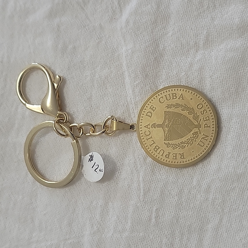 Cuban Coin Keychain - Picture 2 of 2